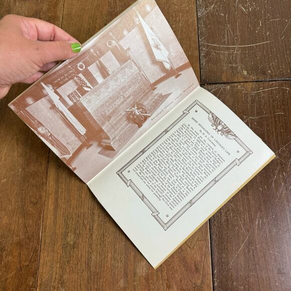 1940s 1950s The Tomb of Abraham Lincoln Springfield Illinois souvenir pamphlets - Picture 8 of 14